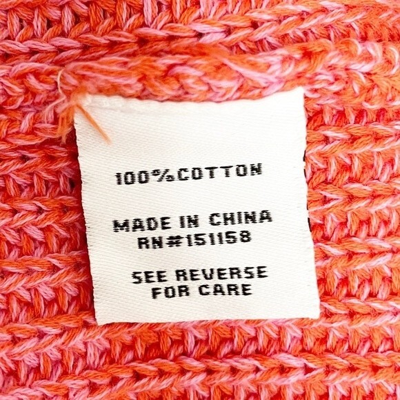 NWT 525 America x Revolve Pink Ombré Shaker Knit Sweater Women’s Size Large NEW - Picture 12 of 15